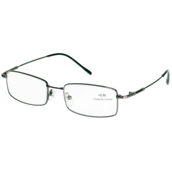Очки с диоптрией титановые 890 C2 Gray